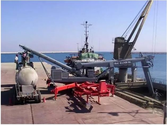 Descarregador compacto do navio do parafuso aplicado para descarregar o cimento no porto