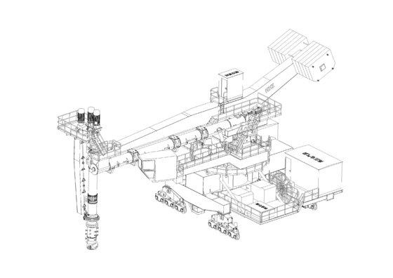 Descarregador de navio de parafuso móvel de aço carbono portuário 500 T/H - 1500 T/H