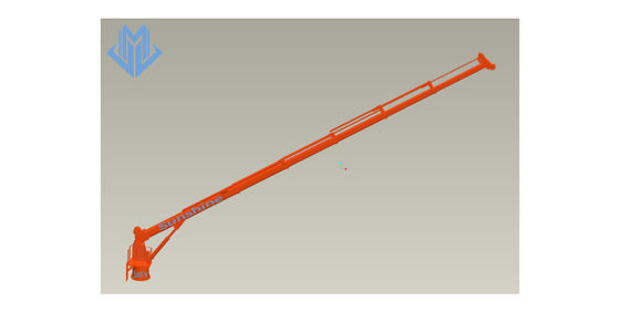embarcação telescópica de Marine Crane For Onboard Multi Purpose do crescimento de 3t30m