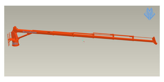 embarcação telescópica de Marine Crane For Onboard Multi Purpose do crescimento de 3t30m