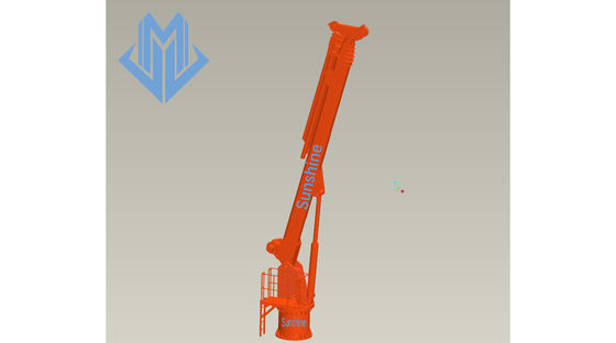 embarcação telescópica de Marine Crane For Onboard Multi Purpose do crescimento de 3t30m