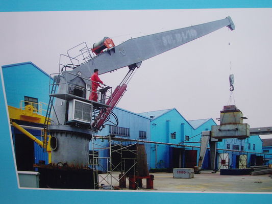 Crescimento duro Marine Crane For General Cargo Handling do certificado 5t15m do ABS