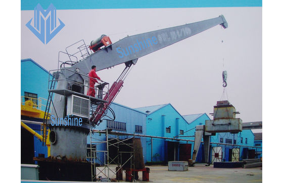 embarcação da finalidade de Marine Crane For Cargo Handling On do crescimento duro de 10t15m multi