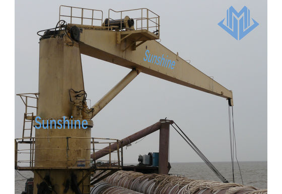 embarcação da finalidade de Marine Crane For Cargo Handling On do crescimento duro de 10t15m multi