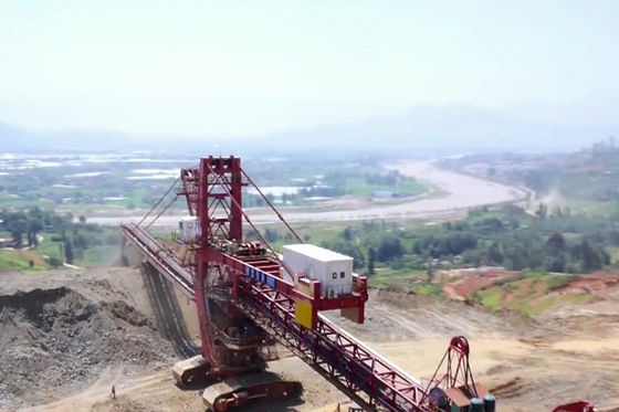 Aberto material do transporte resistente de transferência da esteira rolante - minas moldadas