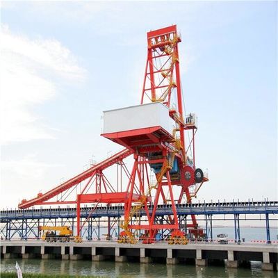 Tipo navio da correia que descarrega o equipamento para o descarregamento contínuo material da maioria