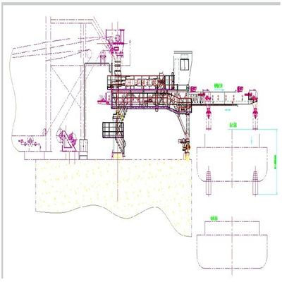 Capacidade de Carregadores de Navio Tipo Correia de Continuidade 1200 Tph