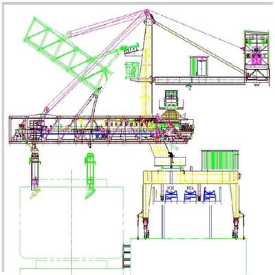 Capacidade de Carregadores de Navio Tipo Correia de Continuidade 1200 Tph