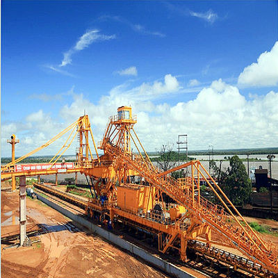 Empilhador do curral do modilhão do gerencio do elevado desempenho para a manipulação de carvão