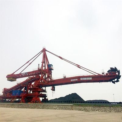 Empilhador e Reclaimer do curral com roda da cubeta