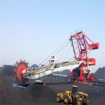 Empilhador e Reclaimer do curral com roda da cubeta