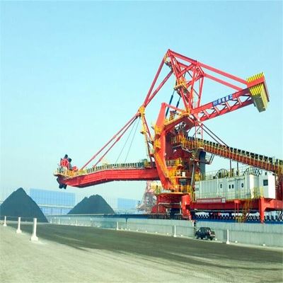Empilhador e Reclaimer do curral com roda da cubeta