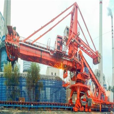 Empilhador e Reclaimer do curral com roda da cubeta