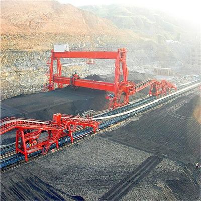 Tipo Reclaimer combinado do pórtico do empilhador da roda da cubeta para o curral