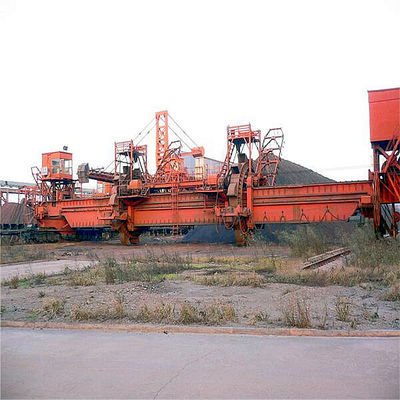 Reclaimer material do empilhador da roda da cubeta do curral com estrutura do quadro