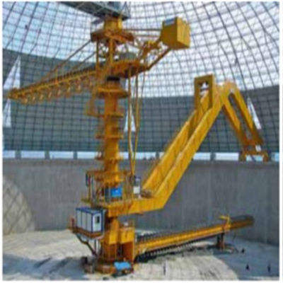Empilhador 2000 e Reclaimer do curral da capacidade de Tph para o transporte de materiais maioria