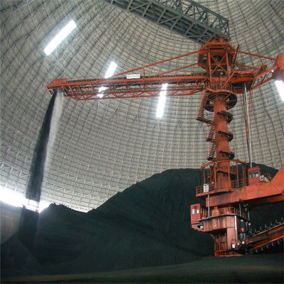 Empilhador 2000 e Reclaimer do curral da capacidade de Tph para o transporte de materiais maioria