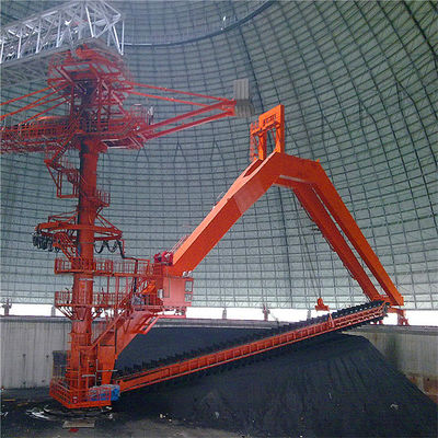 Empilhador 2000 e Reclaimer do curral da capacidade de Tph para o transporte de materiais maioria