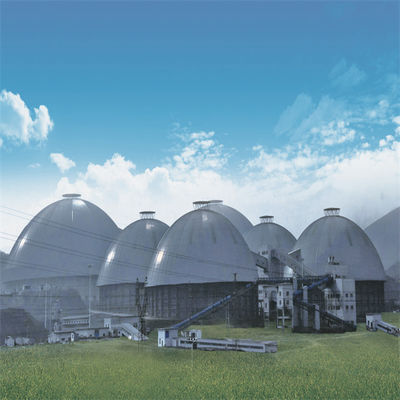 Empilhador e Reclaimer circulares do curral para o carvão