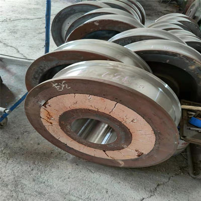 Grande parte de aço forjada que faz à máquina fazer à máquina resistente da roda do aço do guia