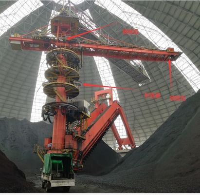 Tipo Reclaimers da ponte do aparelho de manutenção da carga da maioria do raspador