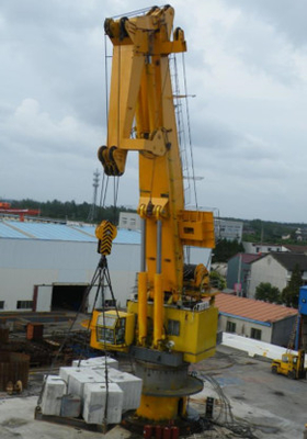 Junta hidráulica Jib Crane Mounted On Offshore Platform de 250 quilowatts