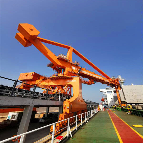 Tipo espiral resistente descarregador 1000 do navio de Tph para a manipulação da grão